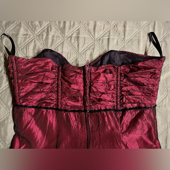 JESSICA MCCLINTOCK for GUNNE SAX Vintage Strapless Tea-Length Gown, Size 3, EUC - Picture 6 of 13